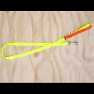 Two tone Nylon/Leather Lead - Medium